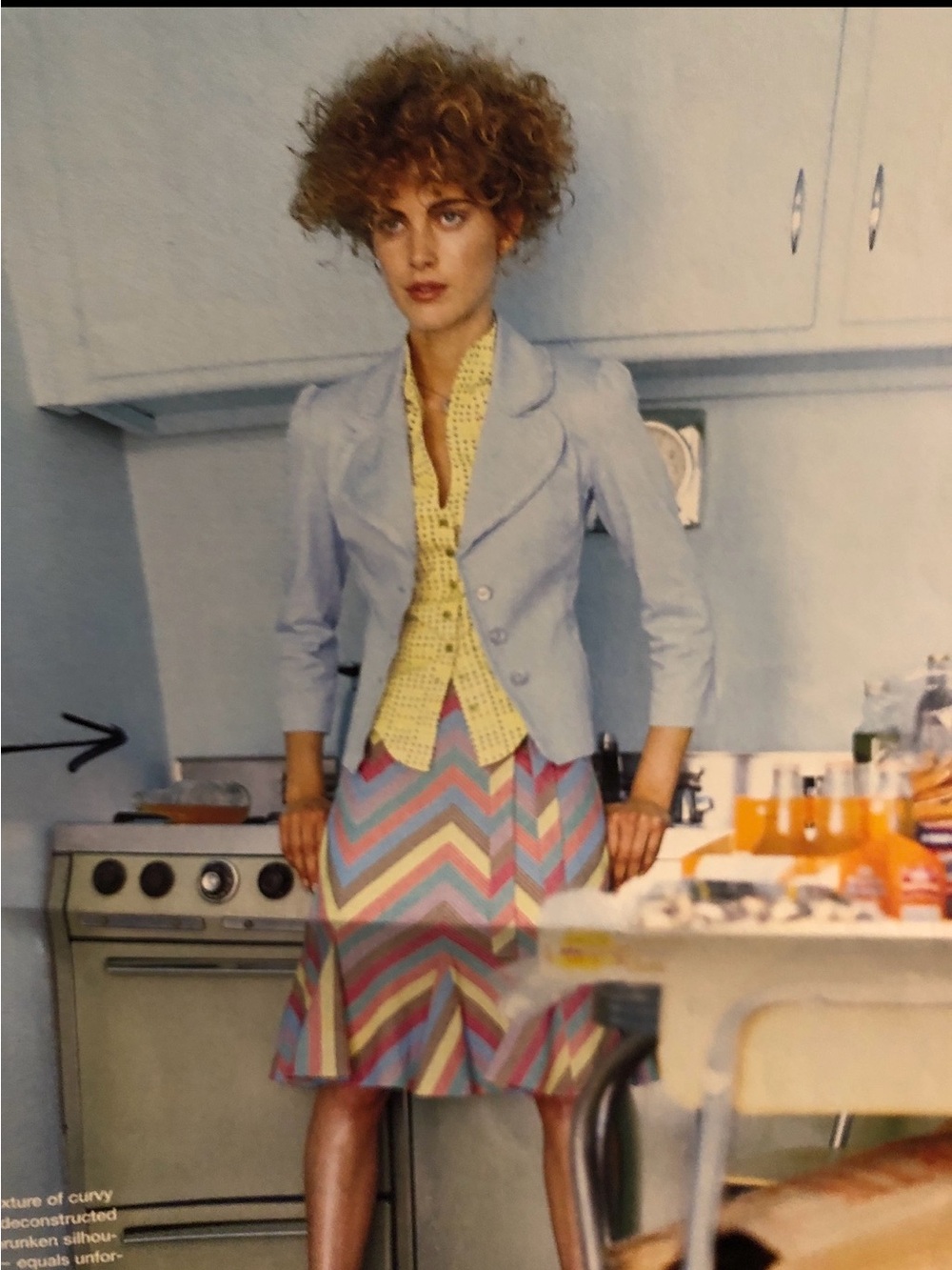 **Rare** Anthropologie Archival Elevenses Chevron Skirt EUC 4